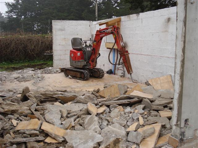 Démolition dans la Meuse