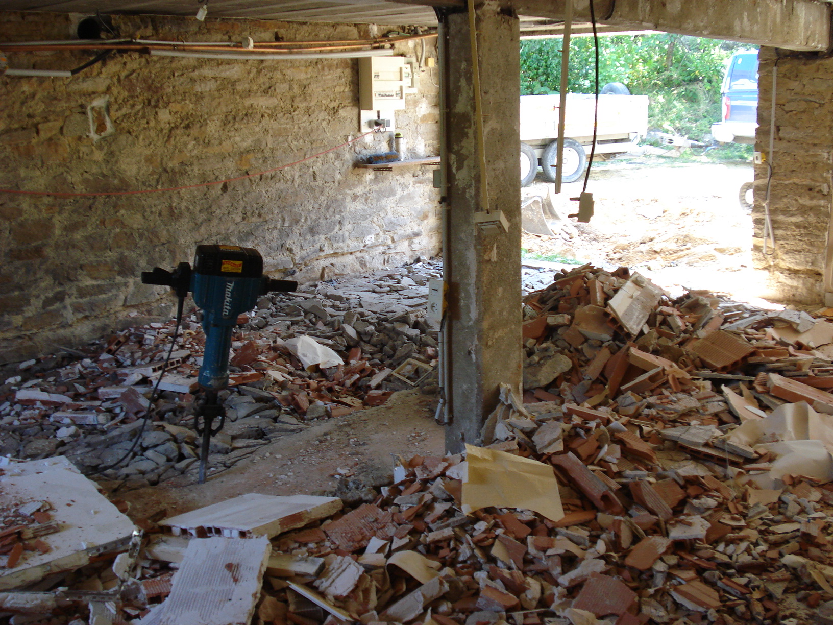 Démolition dans la Meuse