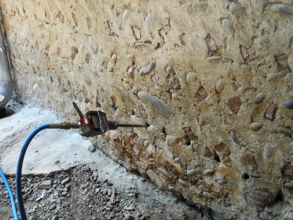 Traitement de remontées capillaires dans la Meuse